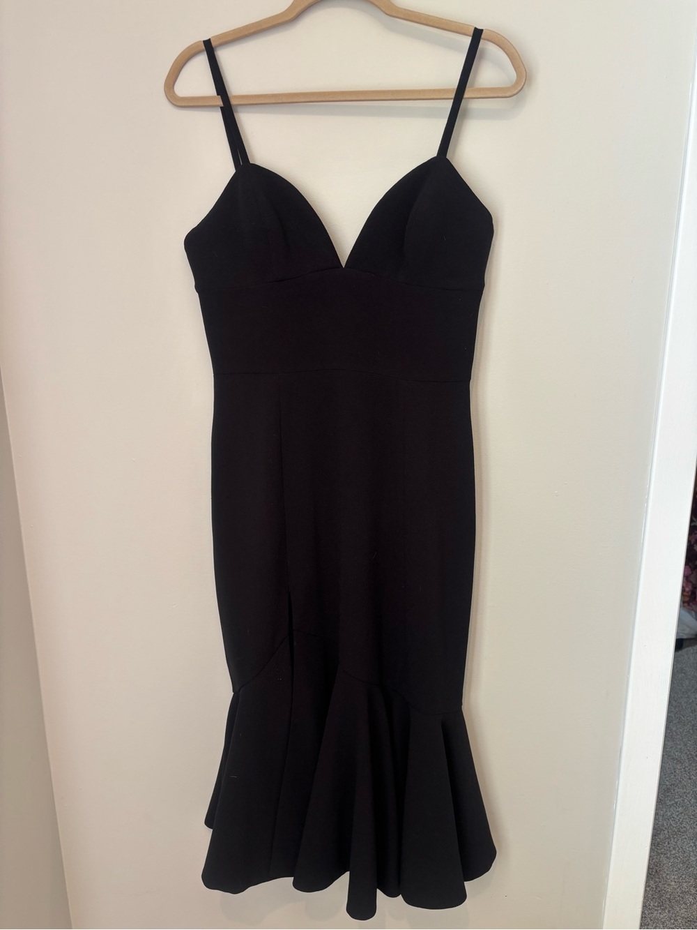 Dress the Population Black Sweetheart Mermaid Midi Dress — Size M